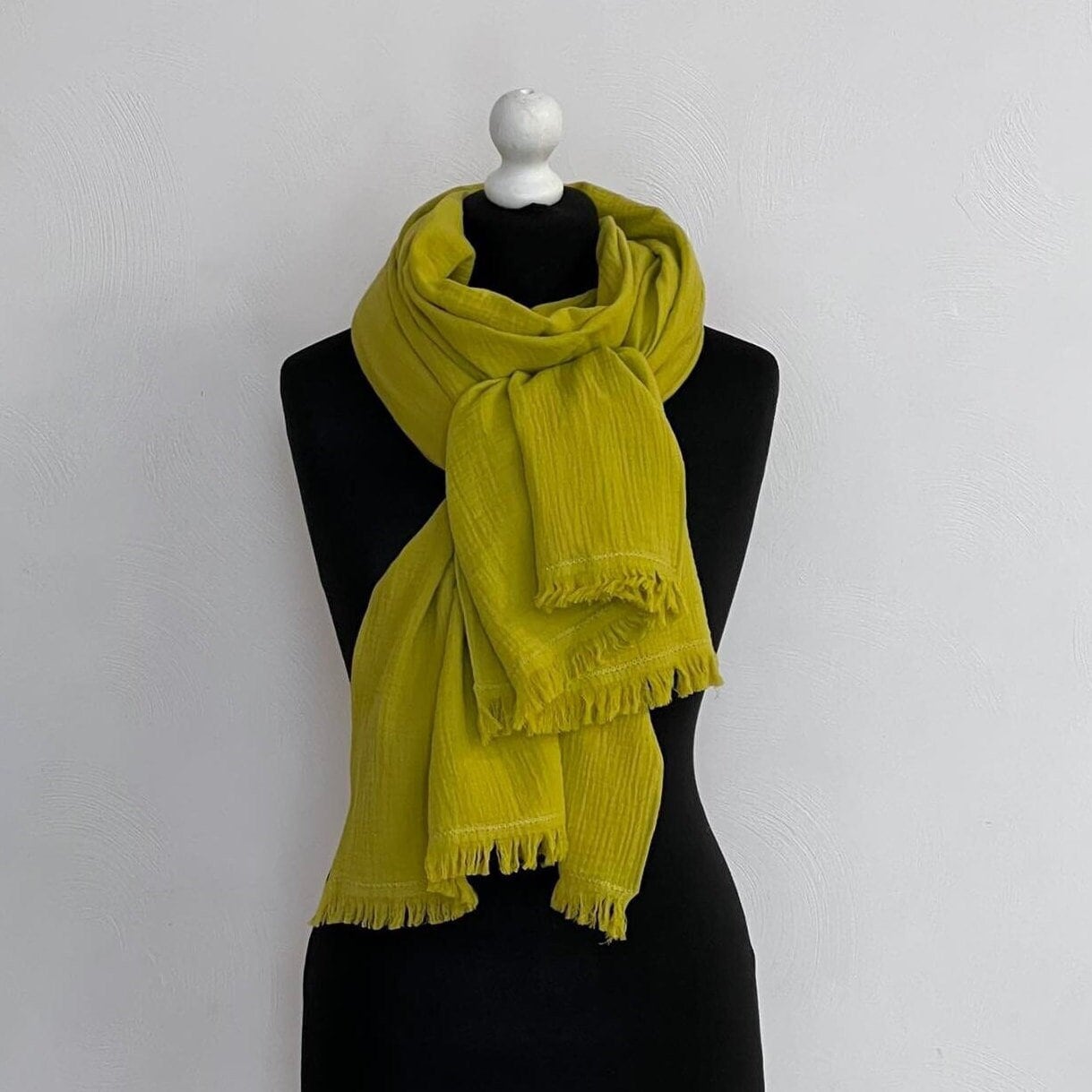 Frauen Schal, Herbst Unisex Weicher Baumwoll Schal Für Männer, Oversized Großes Boho Tuch, Weihnachtsgeschenk von MyLinenStyle