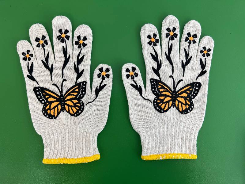 Gartenhandschuhe Monarchfalter Florale Baumwollmischung Gartenhandschuhe Monarchfalter Florale Baumwollmischung von MyLittleBelleville