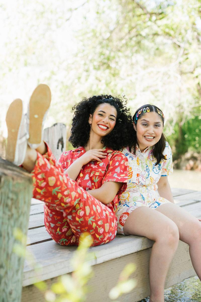 Berry Garden Jumpsuit Bedruckter Baumwoll-strampler, Ethisch Hergestellt von MyLittleBelleville