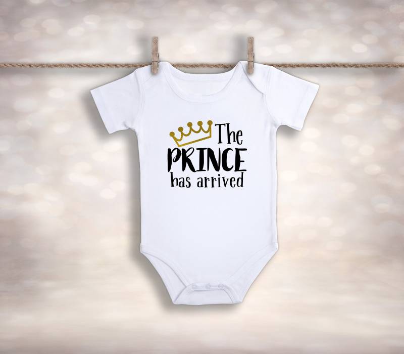 Prinz Charming Shirt - Kleinkind Outfit Der Ist Da Baby Party Geschenk Boy Geburtstag Cake Smash von MyLittleBowPeepsShop