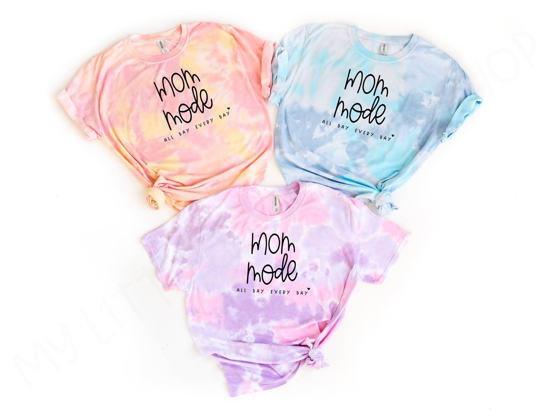 Tie Dye Mom Mode Shirt - Lustiges Workout Life Mama von MyLittleBowPeepsShop