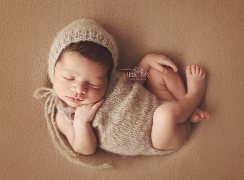 Neue Farben Neugeborenen Baby Mädchen Oder Jungen, Handgestrickte Romper Overall Und Mütze Set/ Luxusgarn Fotografie Requisite/ Alpaka von MyLittleKnits