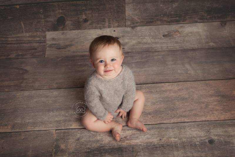 Sitter Size Baby Mädchen Oder Junge, Handgestrickte Langarm Bodysuit Romper Und Mütze Set/Fotografie Prop Alpaka von MyLittleKnits