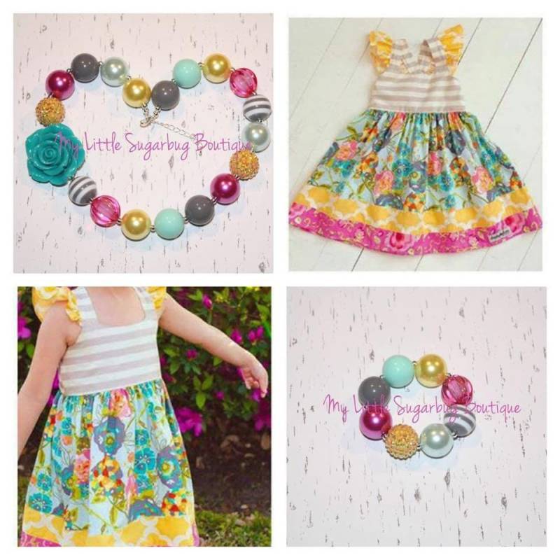 Cassie Chunky Halskette-Bubblegum Halskette-Baby-Kleinkind-Mädchen-Frauen von MyLittleSugarbugBtq