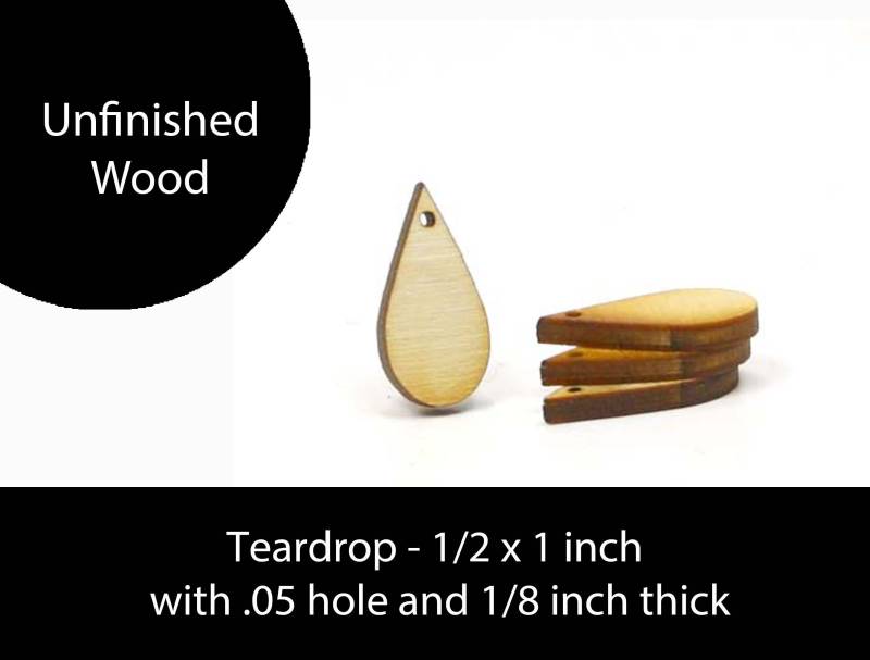 Unvollendete Holz Teardrop - 1 Zoll Groß Und 1/2 Breit 1/8 Dicke Holzformen | Tear07 Unvollendete Holz Teardrop - 1 Zoll Groß Und 1/2 Breit 1/8 Dicke Holzformen | Tear07 von MyLittleWoodShop2