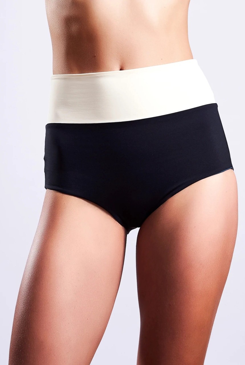 SURFSHORTS | MyMarini | vegane Bademode | black/grey/white L von MyMarini