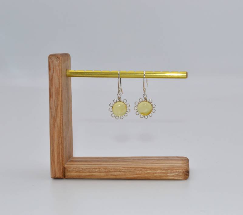 Handgemachte Bernstein Ohrringe, 925Er Silber, Edelsteinschmuck von MyMexicanHome