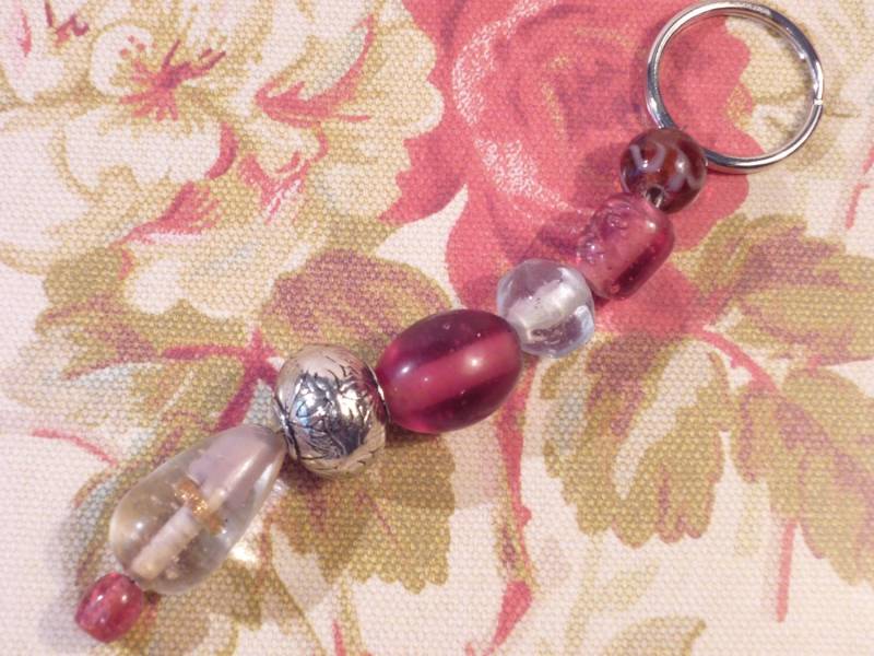 Einzigartige Perlen Schlüsselring von MyMimziesWhimzies