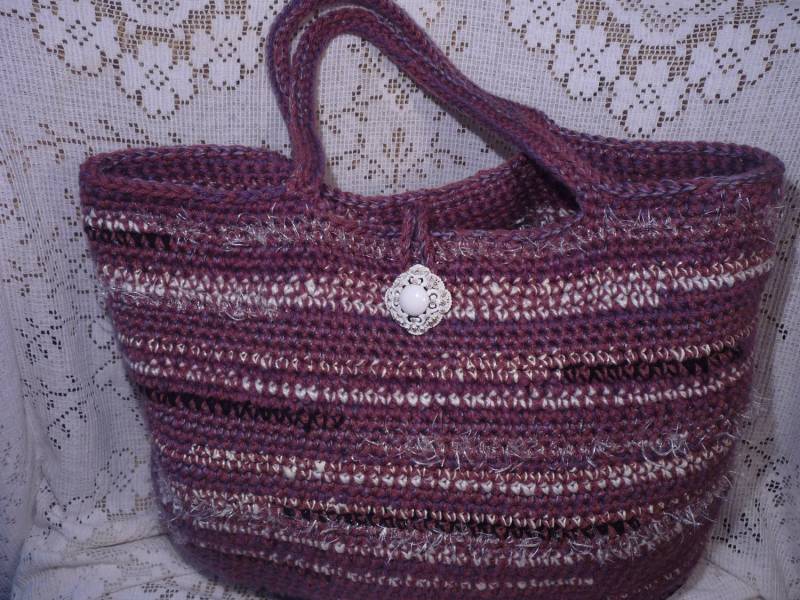 Extra-Large Crochet Tote Oder Handtasche Extra-Large Crochet Tote Oder Handtasche von MyMimziesWhimzies