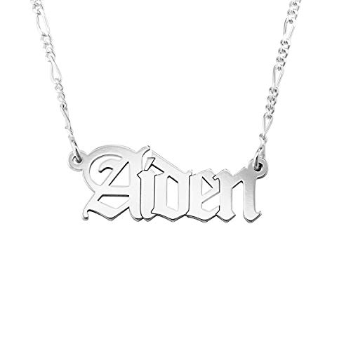 MYKA Gothic Namenskette (Silber) von MyNameNecklace