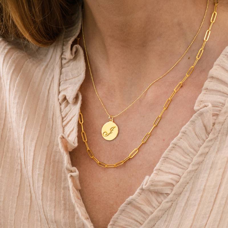 Mynamenecklace Minimalist Gliederkette 18K Gold Silber 925 | Strukturierte Layer Style Muttertagsgeschenke Für Ihre Mutter von MyNameNecklaceUS