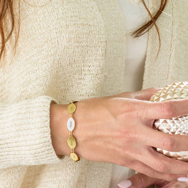 Mynamenecklace Personalisiertes Kindernamen Mama Armband | Gold Silber Benutzerdefinierte Zierliche Muttertagsgeschenk Für Ihre Schwester Mom von MyNameNecklaceUS