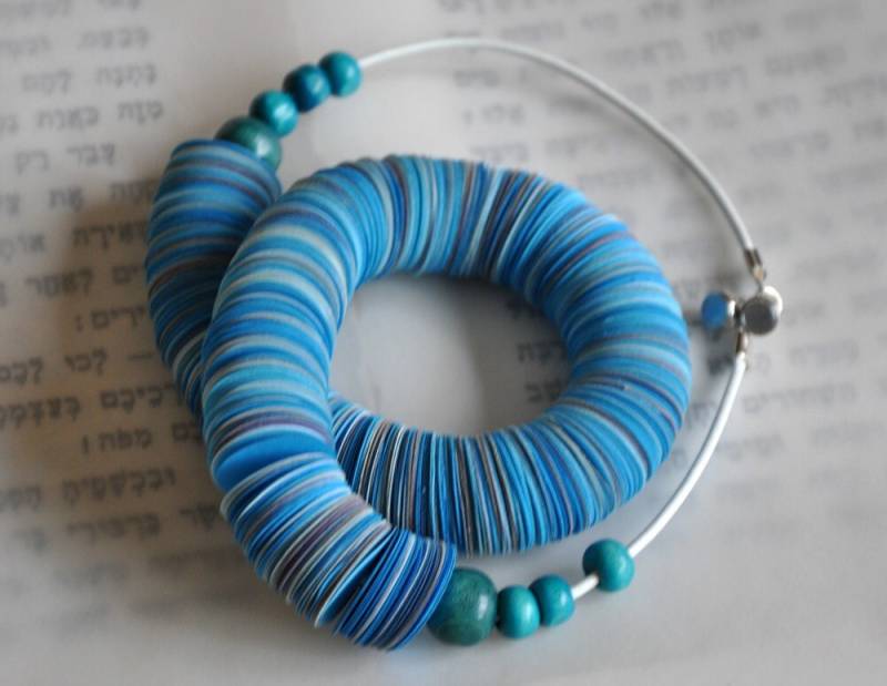 Blauton Halskette, Blaue Halskette Blauton Halskette, Blaue Halskette von MyPaperTale