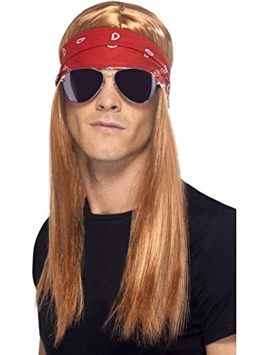 Axl Rose Wig with Bandana and Aviator Glasses by MyPartyShirt von MyPartyShirt