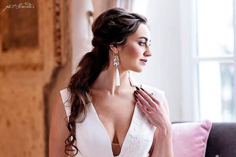 Weiß Und Silber Quaste Ohrringe Für Bräute, Braut Hochzeit Ohrringe, Elegante Braut, Hochzeitstag Prinzessin Zubehör Weiß Und Silber Quaste Ohrringe Für Bräute, Braut Hochzeit Ohrringe, Elegante Braut, Hochzeitstag Prinzessin Zubehör von MyPerfectDayJewelry