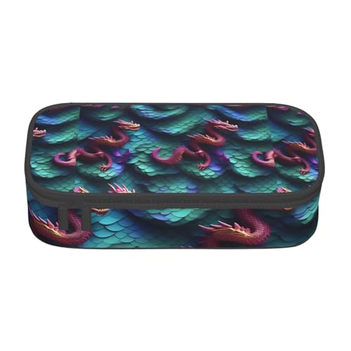 3D Magical Dragon Scales Pattern Print Fashionable Functional Pencil Case Convenient Daily Use Storage Makeup Toiletries 3D Magical Dragon Scales Pattern Print Fashionable Functional Pencil Case Convenient Daily Use Storage Makeup Toiletries von MyPiky