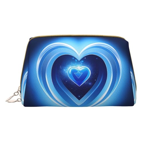 Baby Blaue Herz Druck Kosmetische Taschen,Leder Make-up Tasche Klein Für Geldbörse, Kosmetiktasche, Kulturbeutel Kupplung Für Frauen Reise, Baby Blau Herz, One size Baby Blaue Herz Druck Kosmetische Taschen,Leder Make-up Tasche Klein Für Geldbörse, Kosmetiktasche, Kulturbeutel Kupplung Für Frauen Reise, Baby Blau Herz, One size von MyPiky