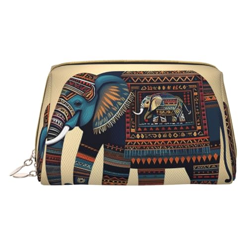 Baby Blaue Herz Druck Kosmetische Taschen,Leder Make-up Tasche Klein Für Geldbörse, Kosmetiktasche, Kulturbeutel Kupplung Für Frauen Reise, aztekischer olif, One size von MyPiky