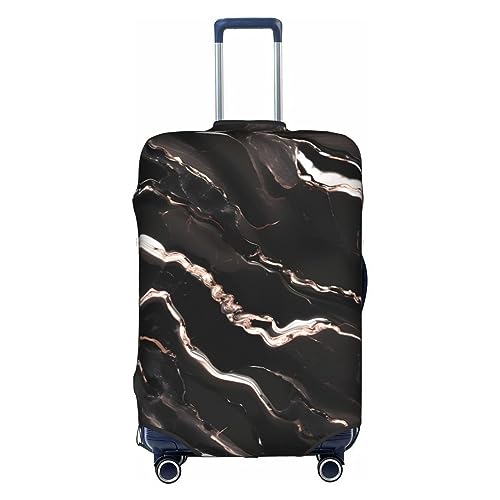 Gepäckabdeckung, Koffer-Schutz, Reisekoffer-Abdeckung für Kinder und Erwachsene, passend für 45,7 - 81,3 cm, Schwarz / Rotgold, Weiß, X-Large Gepäckabdeckung, Koffer-Schutz, Reisekoffer-Abdeckung für Kinder und Erwachsene, passend für 45,7 - 81,3 cm, Schwarz / Rotgold, Weiß, X-Large von MyPiky