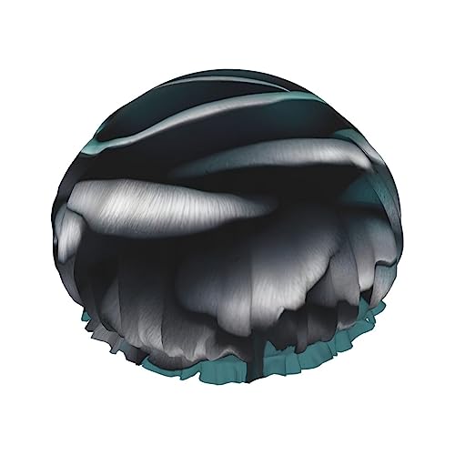 Große Duschhaube mit Gummiband, doppelschichtig, wasserdicht, für Damen, Herren, Kinder Große Duschhaube mit Gummiband, doppelschichtig, wasserdicht, für Damen, Herren, Kinder von MyPiky