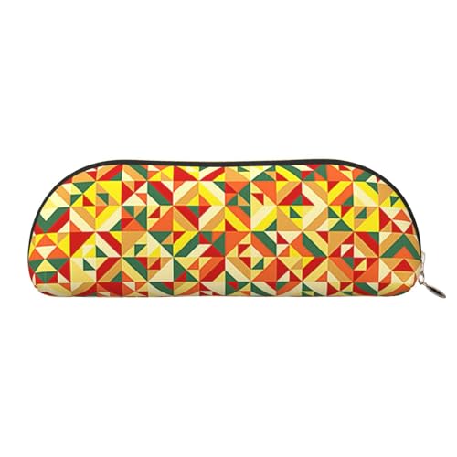 Kosmetiktasche für Damen, Motiv: grüner Kaktus, Make-up-Tasche, Reise-Aufbewahrungstasche, Kulturbeutel, Federmäppchen, Geometrisch, One Size von MyPiky