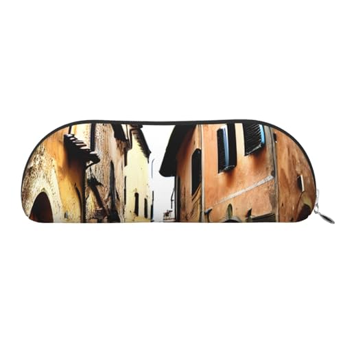 Kosmetiktasche mit Bananen- und Palmendruck für Damen, Make-up-Tasche, Reise-Aufbewahrungstasche, Kulturbeutel, Federmäppchen, Italien toskanisch, One Size von MyPiky