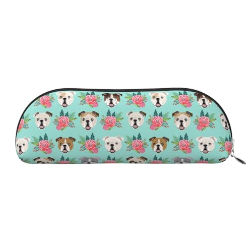 Kosmetiktasche mit lustigem englischem Hundeaufdruck, für Damen, Make-up-Tasche, Reise-Aufbewahrungstasche, Kulturbeutel, Federmäppchen, Lustiger englischer Hund, One Size von MyPiky