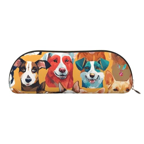 Kosmetiktasche mit niedlichem Frosch-Aufdruck, für Damen, Make-up-Tasche, Reise-Aufbewahrungstasche, Kulturbeutel, Federmäppchen, Niedlicher Mops, One Size von MyPiky