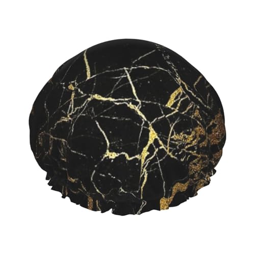 MyPiky Duschhaube mit Marmor-Druck, elastisch und wiederverwendbar, für langes Haar, große wasserdichte Duschhaube, für Damen, Herren, Kinder MyPiky Duschhaube mit Marmor-Druck, elastisch und wiederverwendbar, für langes Haar, große wasserdichte Duschhaube, für Damen, Herren, Kinder von MyPiky