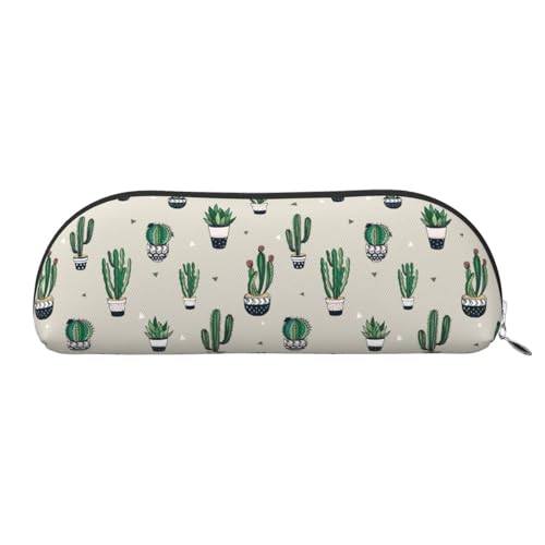 MyPiky Kosmetiktasche für Damen, Motiv: grüner Kaktus, Make-up-Tasche, Reise-Aufbewahrungstasche, Kulturbeutel, Federmäppchen, Grüner Kaktus, Einheitsgröße von MyPiky