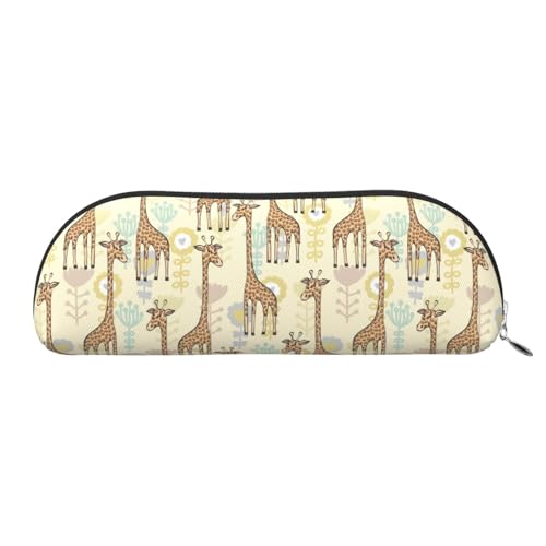 MyPiky Kosmetiktasche für Damen, handgezeichnete Giraffen-Druck, Make-up-Tasche, Reise-Aufbewahrungstasche, Kulturbeutel, Federmäppchen, Handgezeichnete Giraffen, Einheitsgröße von MyPiky