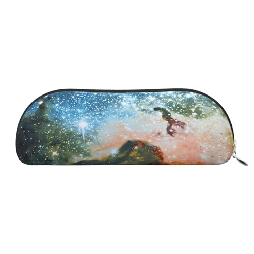MyPiky Kosmetiktasche mit Galaxie-Motiv, für Damen, Kosmetiktasche, Reise-Aufbewahrungstasche, Kulturbeutel, Federmäppchen, 2 Stück, Galaxy Space 2 Stück, Einheitsgröße von MyPiky
