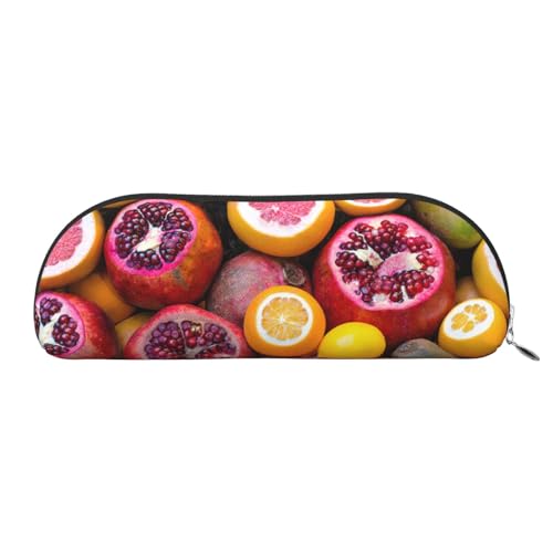 MyPiky Kosmetiktasche mit Obstbild-Aufdruck für Damen, Make-up-Tasche, Reise-Aufbewahrungstasche, Kulturbeutel, Federmäppchen, Obstbild-Standard, Einheitsgröße von MyPiky