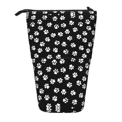 Pfote Druck Stehen Federmäppchen Teleskop Bleistift Tasche Pop Up Bleistift Beutel Stift Beutel Make-up Kosmetik Tasche von MyPiky