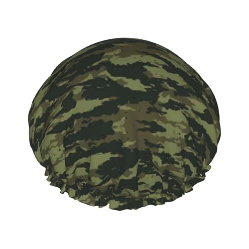 Tarndruck Duschhaube Elastischer und Wiederverwendbarer Badehaarhut für langes Haar Große wasserdichte Duschhaube für Frauen Männer Kinder von MyPiky