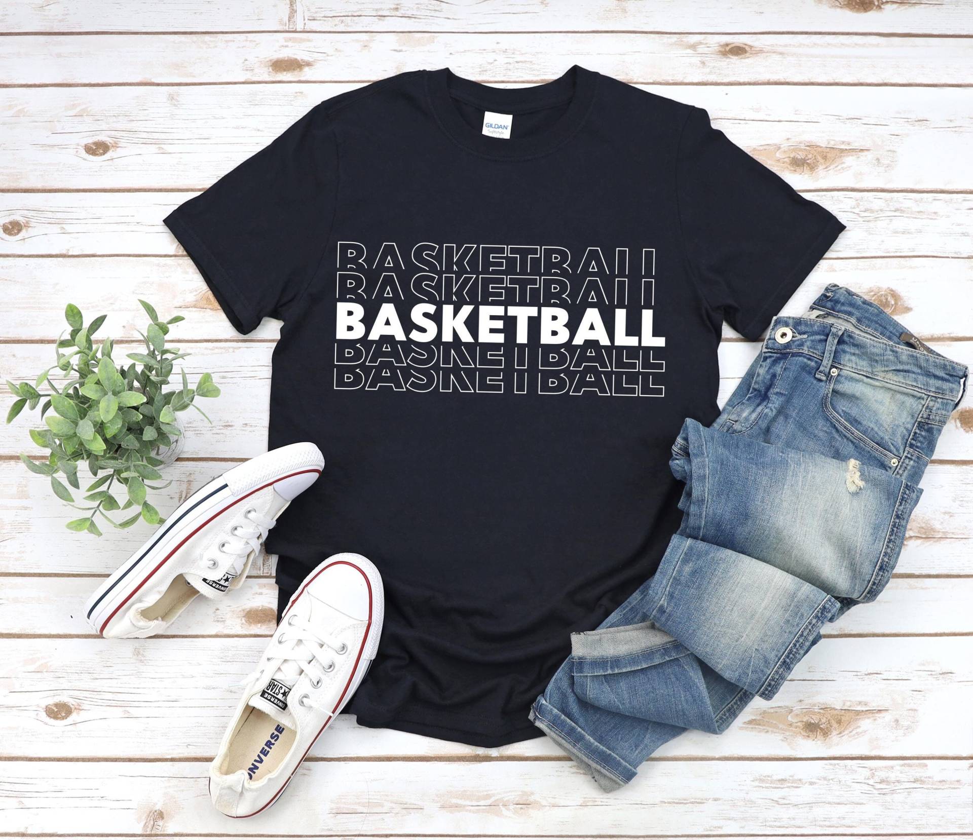 Basketball T-Shirt Basketballfan, Geburtstagsgeschenk Basketballspieler, Geschenk Basketballtrainer, Weihnachtsgeschenk Basketballspieler von MyPrintedGifts