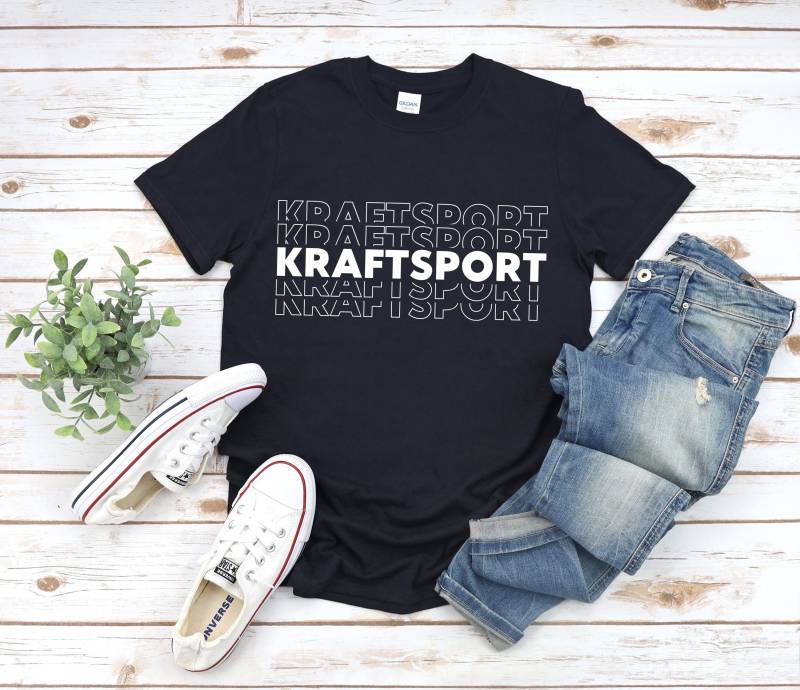 Kraftsport T-Shirt, Geschenk Für Kraftsportler, Fitness Pumpen, Workout Weihnachtsgeschenk, Trainingsshirt von MyPrintedGifts