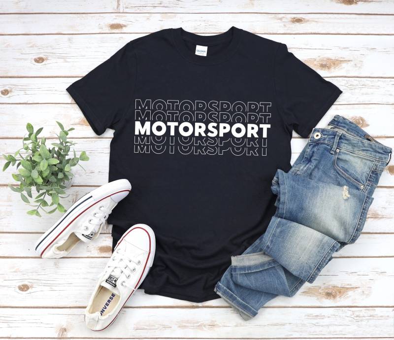 Motorsport T-Shirt, Geschenk Für Motorsportfans, Fan Shirt, Geschenkidee Oldtimerfans, Rennfahrer Team Shirt von MyPrintedGifts
