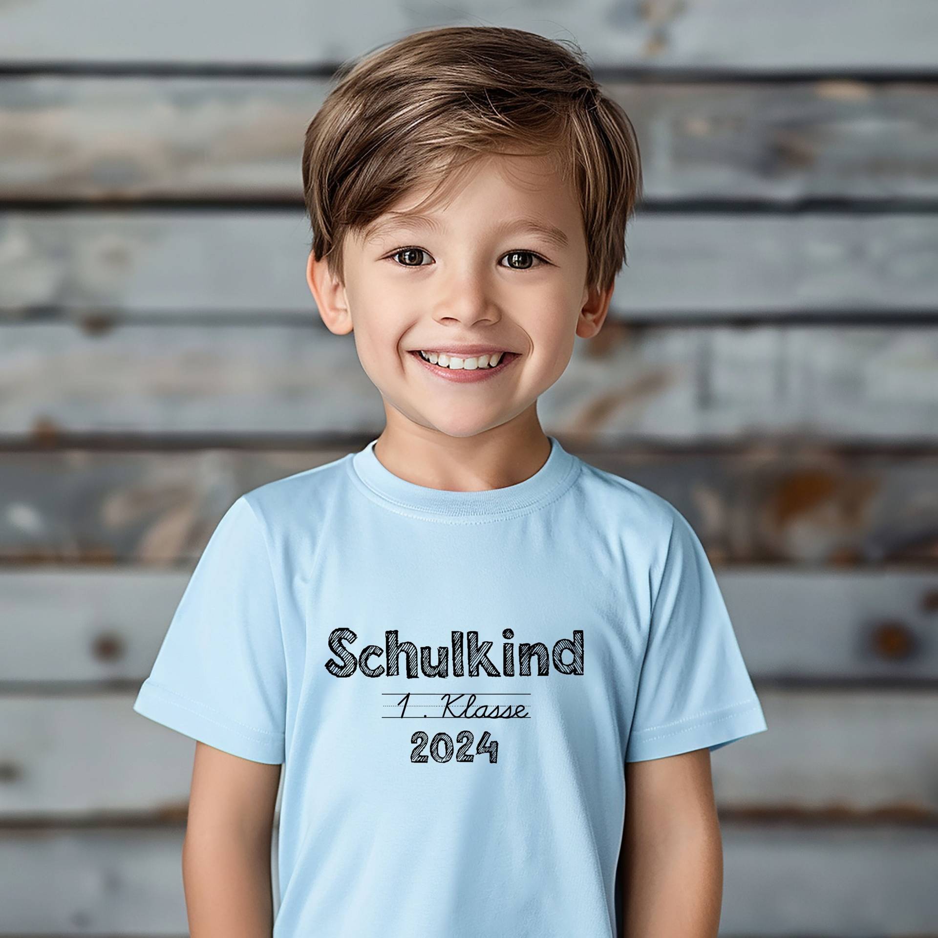 T-Shirt Schulkind 2024; Geschenk Zur Einschulung; Kinder Schulanfang; 1. Klasse; Schultüte Erstklässler von MyPrintedGifts