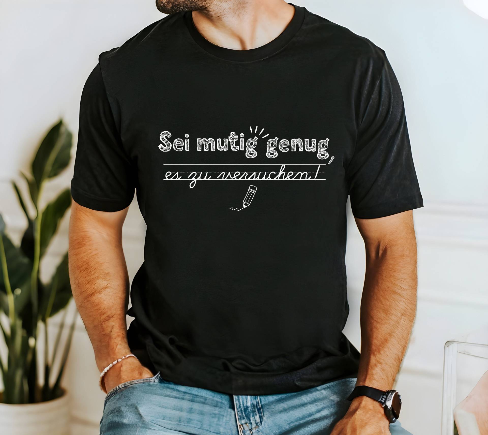 T-Shirt Sei Mutig Genug, Es Zu Versuchen. Growth Mindset Dankeschön Geschenk An Lehrer; Abschluss Lehramt Geschenk; Ermutigung Schüler T-Shirt Sei Mutig Genug, Es Zu Versuchen. Growth Mindset Dankeschön Geschenk An Lehrer; Abschluss Lehramt Geschenk; Ermutigung Schüler von MyPrintedGifts