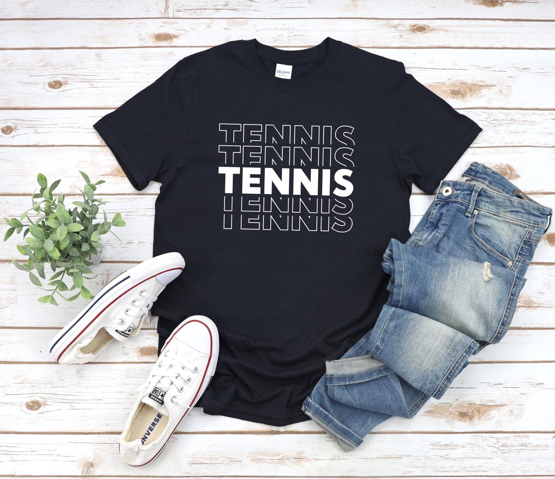 Tennis T-Shirt, Geschenk Für Tennisspieler, Fan Shirt, Sportbekleidung, Geschenkidee Tennis, Trainer von MyPrintedGifts