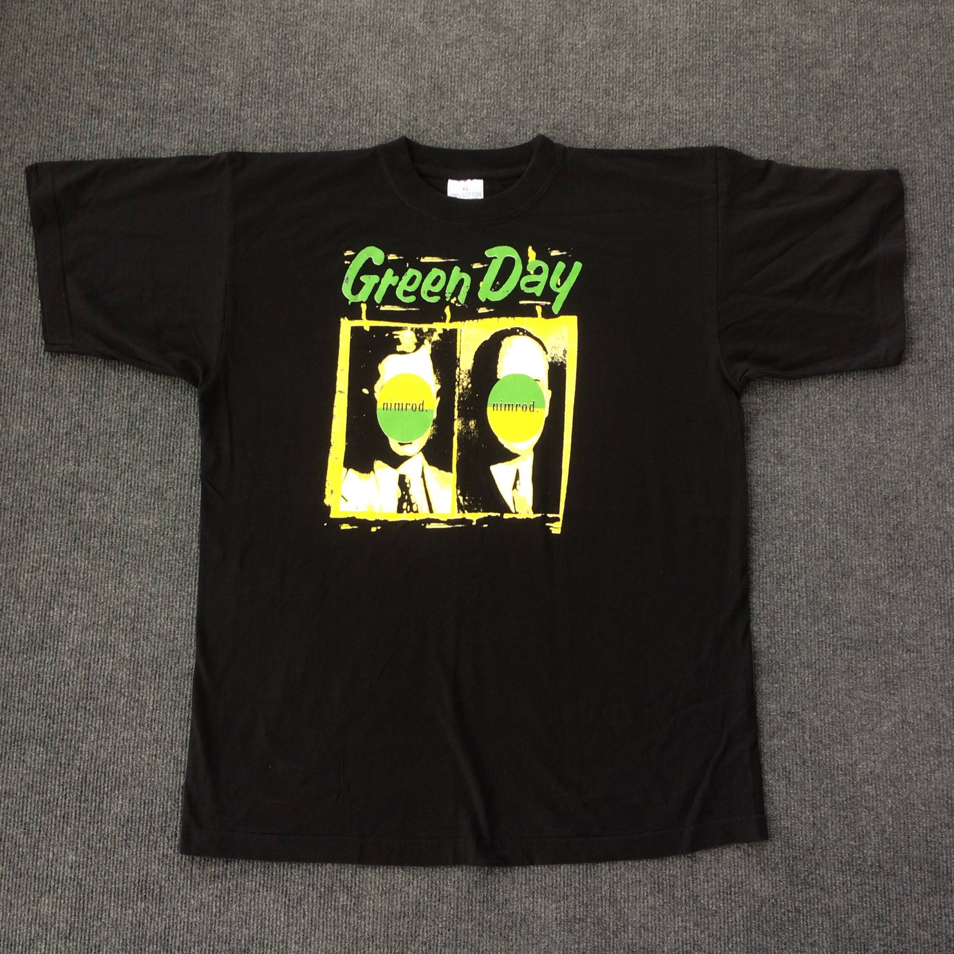 Vintage 90Er Jahre Green Day Grunge Tour Promo Original Seltenes Punk T-Shirt von MySTREET86
