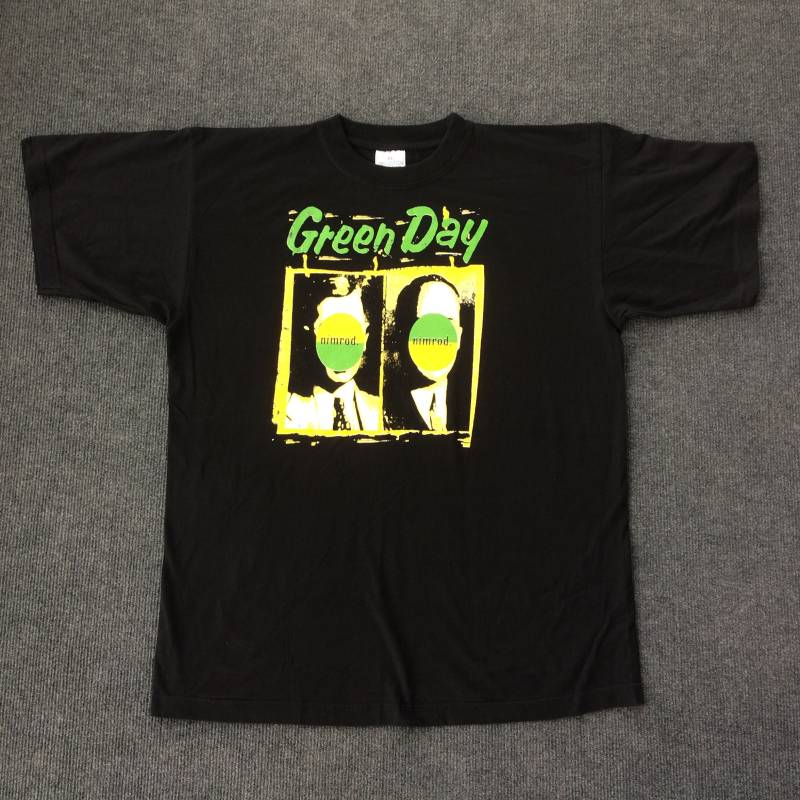 Vintage 90Er Jahre Green Day Grunge Tour Promo Original Seltenes Punk T-Shirt von MySTREET86