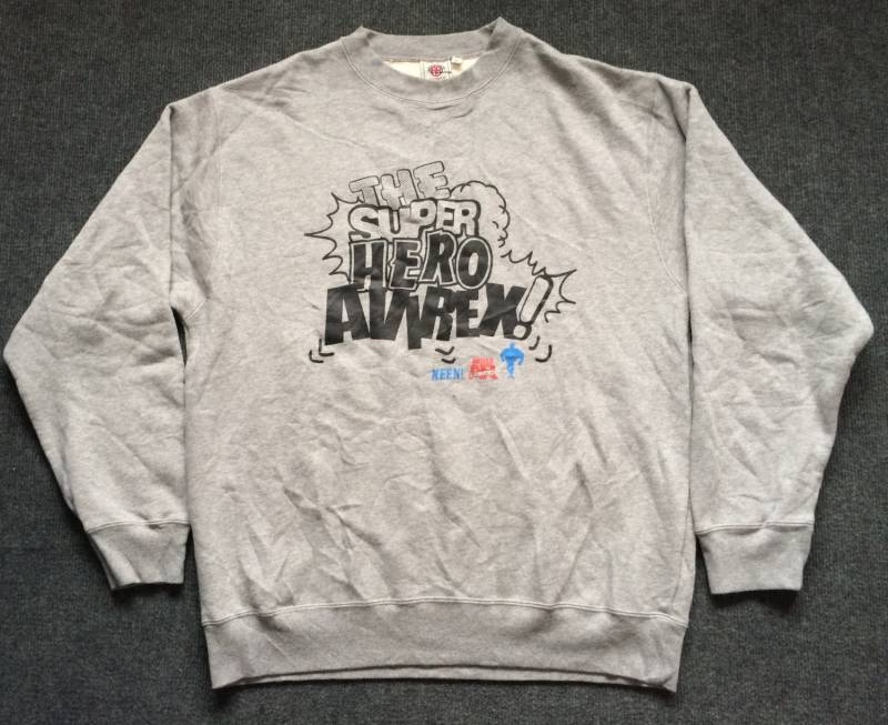 Vintage Authentic The Super Hero Avirex 90Er Jahre Sport Hip Hop Mods Indie Pullover von MySTREET86