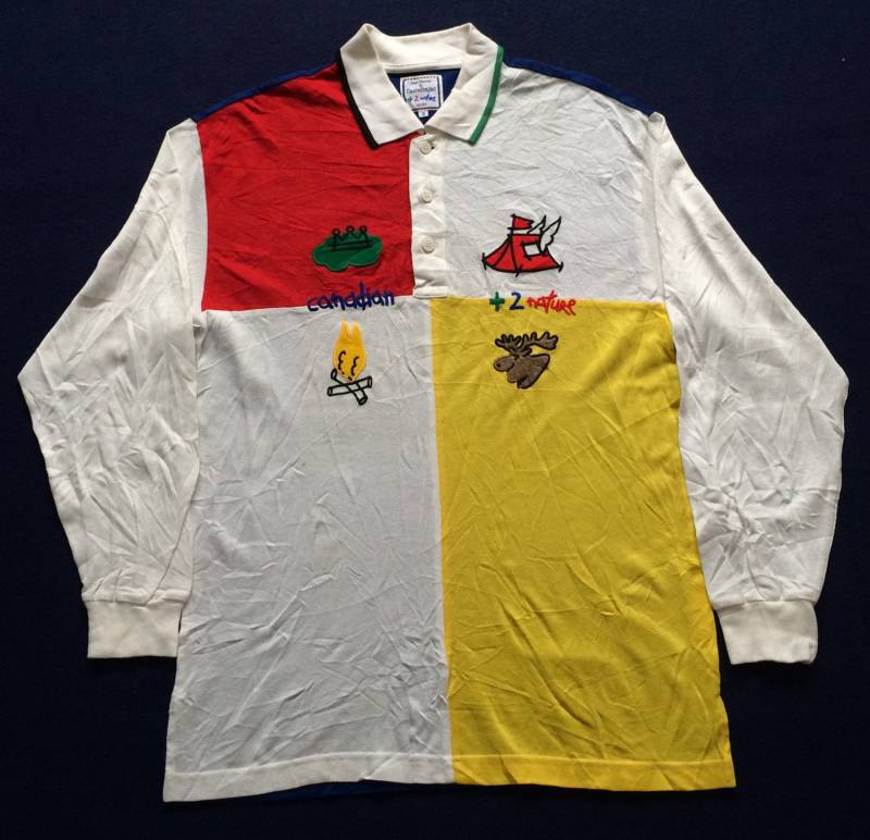 Vintage Jc De Castelbajac Polo Sport Hip Hop Pop Art Designer Größe 3 80Er Jahre Hemd von MySTREET86