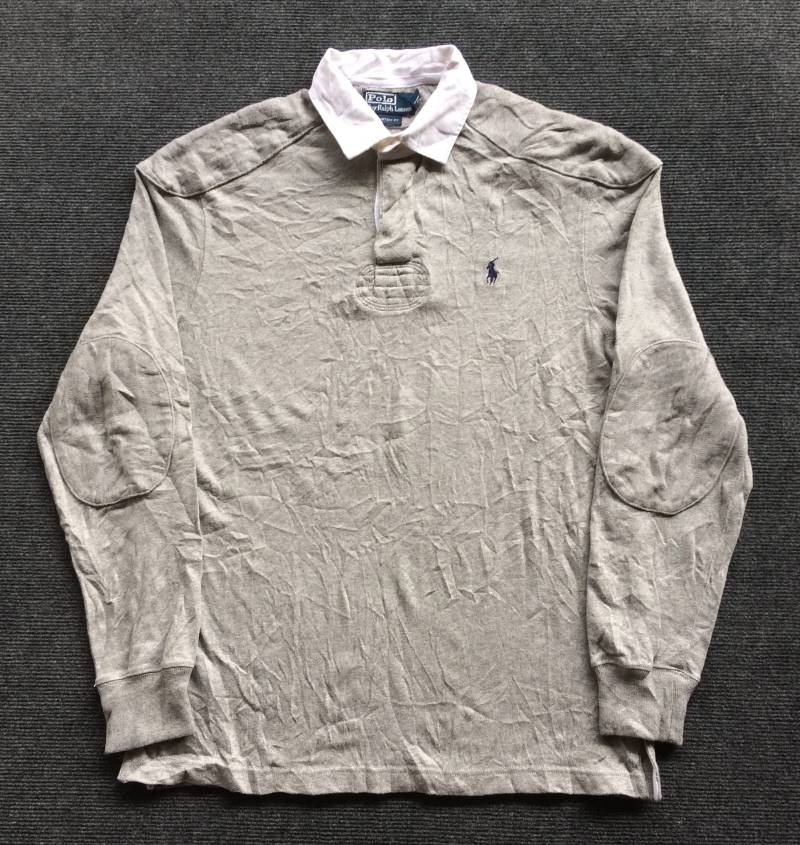 Vintage Polo Sport Ralph Lauren 90Er Jahre Langarm Kleine Logo Spellout Hip Hop Herren Shirt von MySTREET86