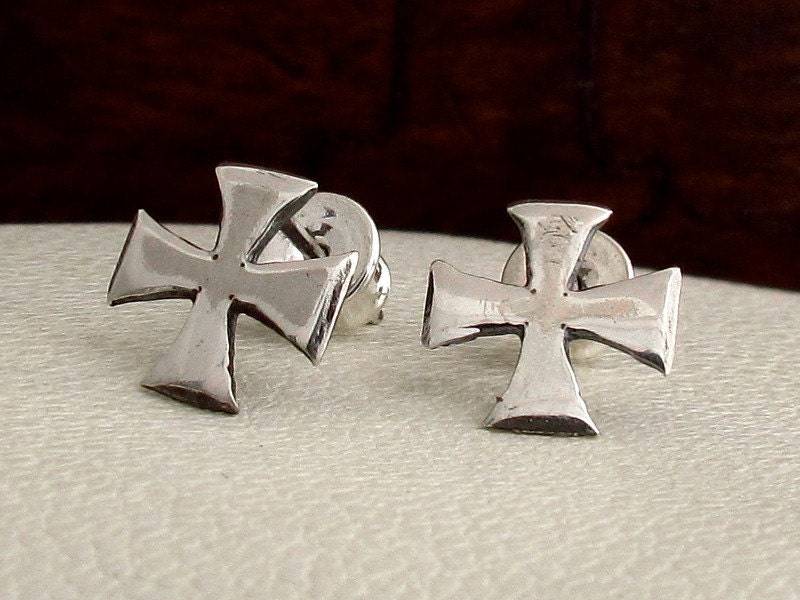 Mysacrum Templar Kreuz Ohrstecker von MySacrum