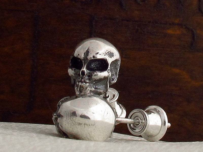 Mysacrum Totenkopf Ohrstecker von MySacrum