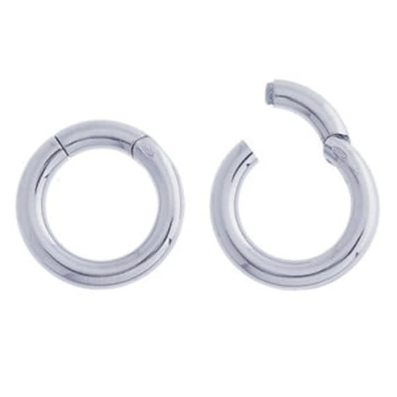 Tagesschliesse | Einzelne Sterling Silber Runde Schnappschliesse, 19 Mm Tagesschliesse | Einzelne Sterling Silber Runde Schnappschliesse, 19 Mm von MySecretHeartStudios