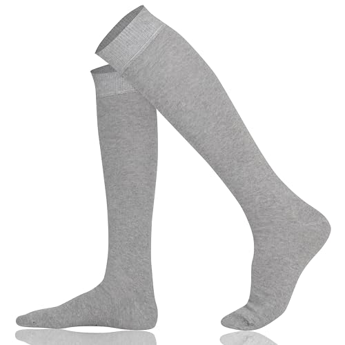 Mysocks Unisex Kniestrümpfe lange Socken Asche von Mysocks